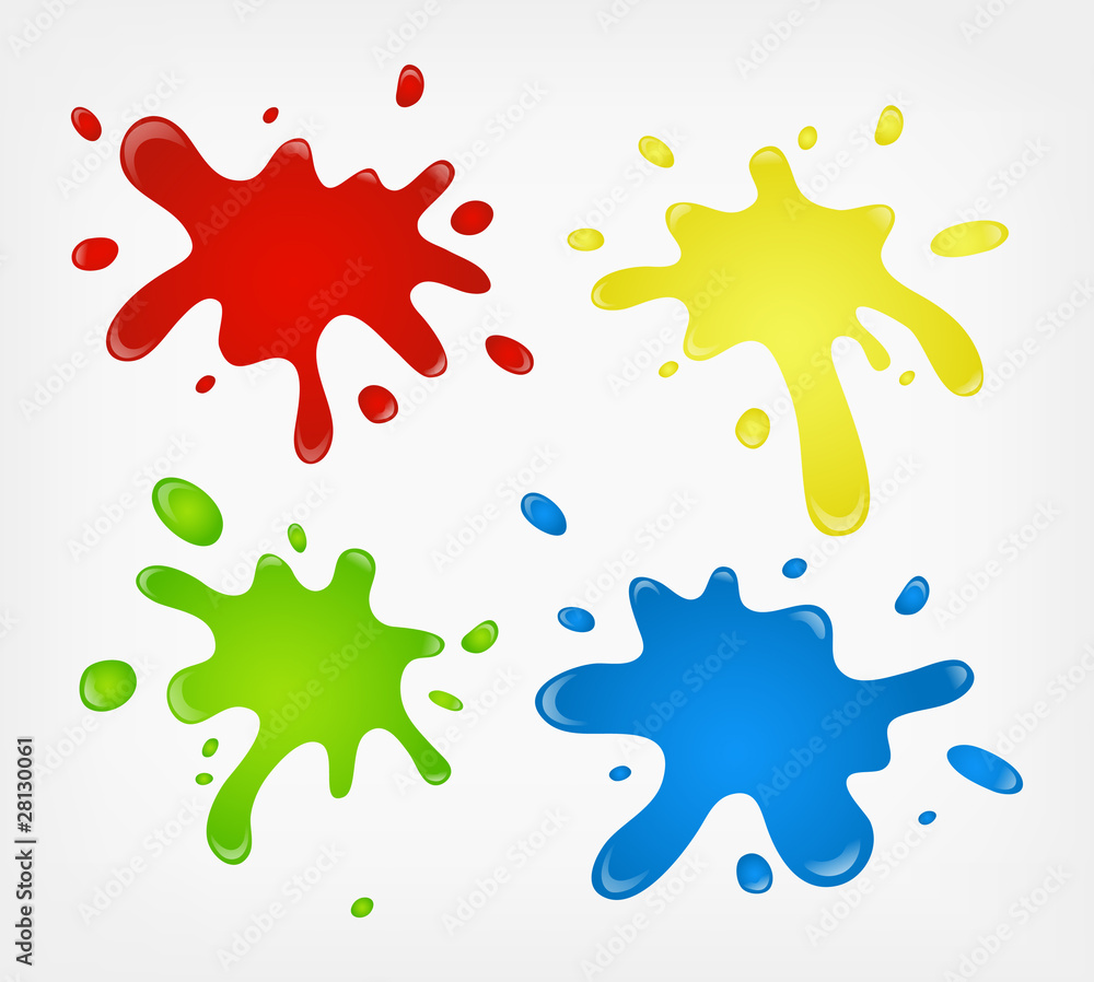 paint splashes paint splashes