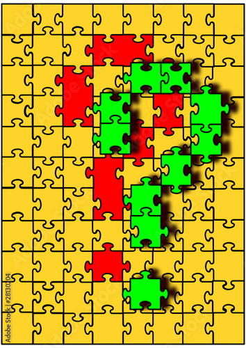 Puzzle Fragezeichen