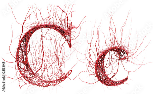 Abstract artery font