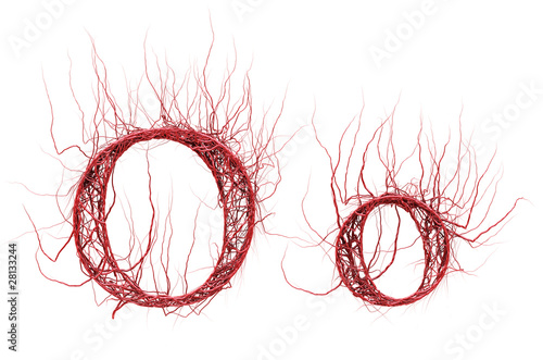Abstract artery font