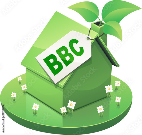 Maison verte au norme BBC (détouré)