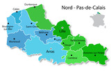 Carte du Nord-Pas de Calais
