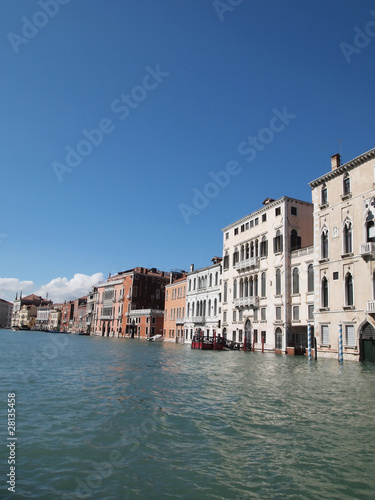 The Grand Canal with blue sky in Venice Italy © thaifairs