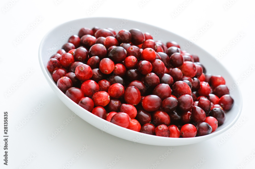Bowl of cranberries Bowl of cranberries