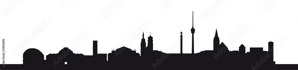Skyline Stuttgart (Silhouette)