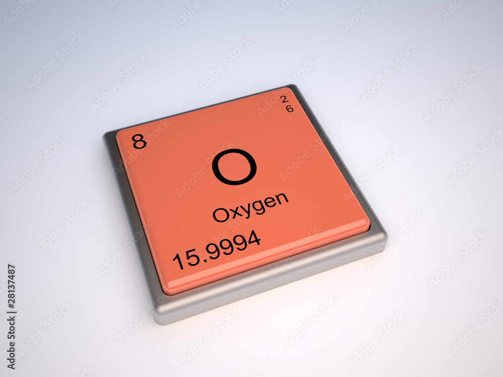 Oxygen chemical element with symbol O Oxygen chemical element with symbol O