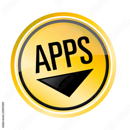 Apps Button Gelb