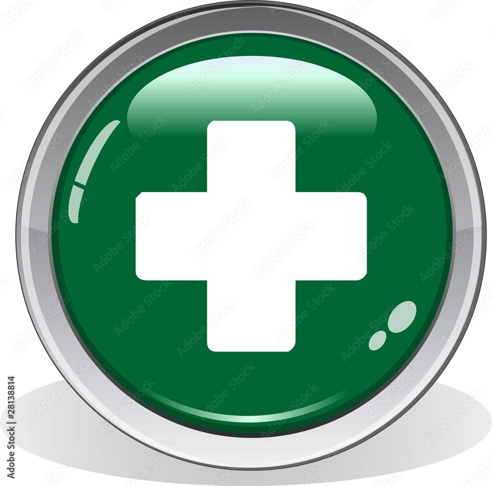 Obraz premium bouton croix