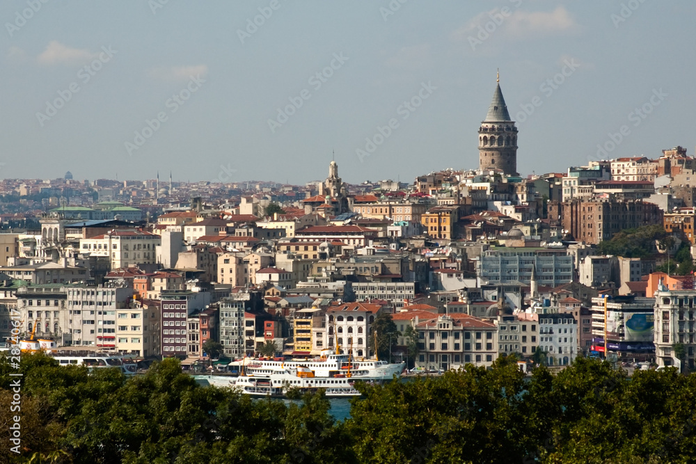 view on Galata Tower