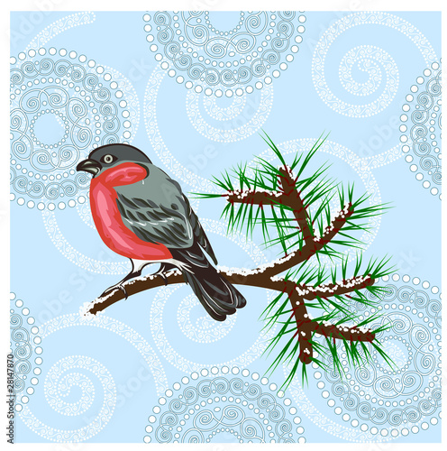 vector bullfinch