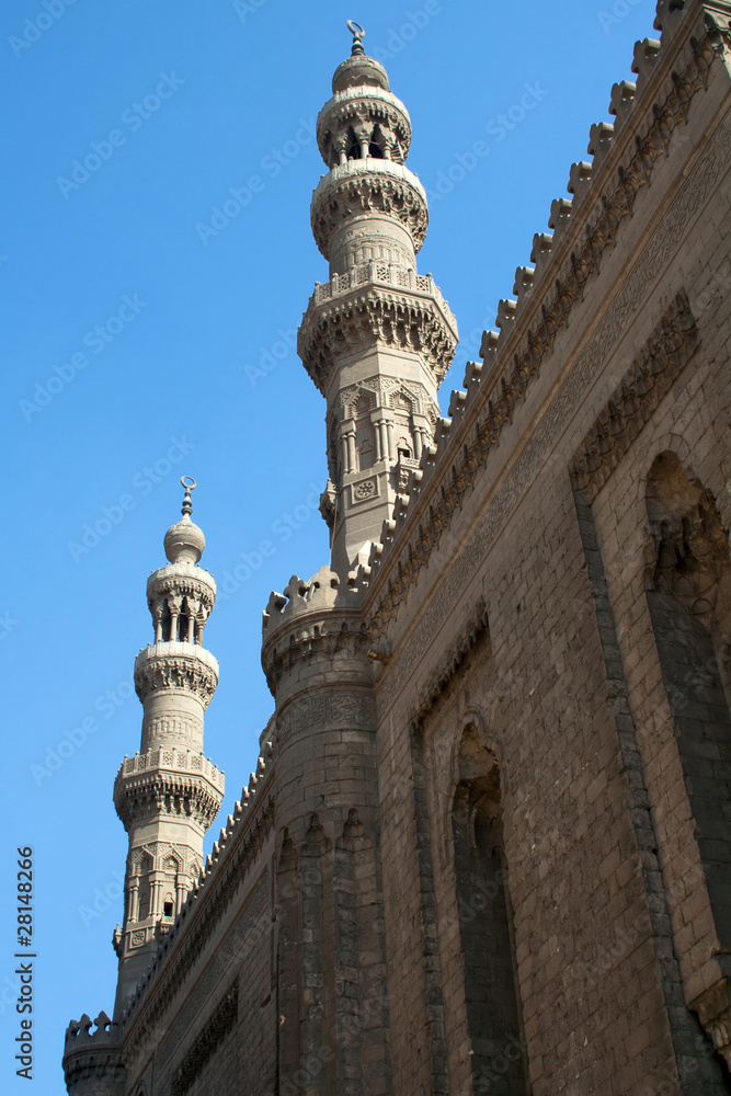 Minarets de la Mosquée du Sultan Hassan