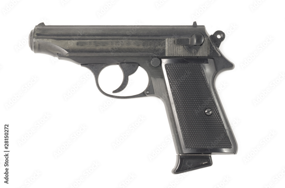 The close up of a pistol The close up of a pistol