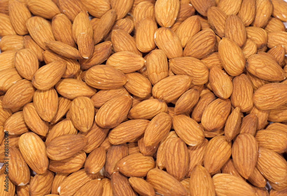 Many Almonds as a background Many Almonds as a background
