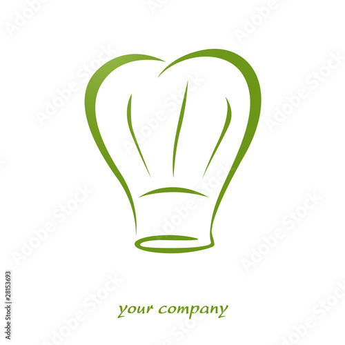 logo entreprise, toque chef cuisinier