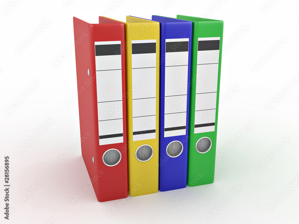 Archive. Many folders on white isolated background Archive. Many folders on white isolated background