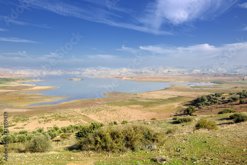 Nzala El Oudaia lake near Fes in the Middle Atlas