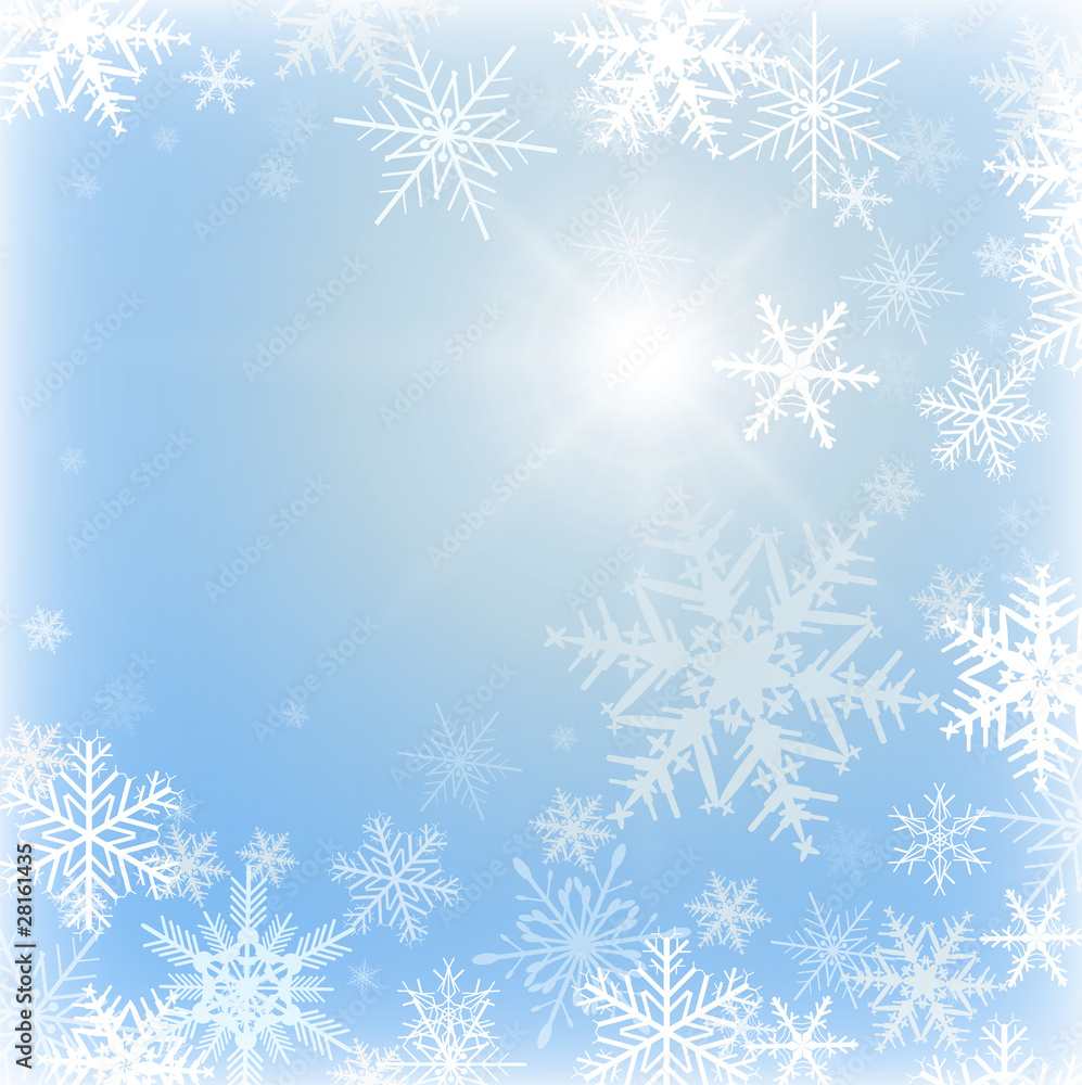 Winter background Winter background