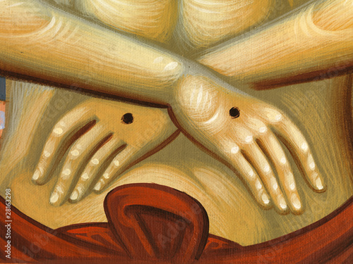 Canvas Print crucified