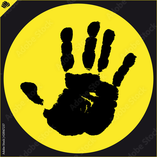 Emblem karate "Han of god"