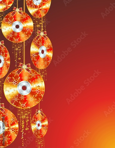 Natale Tecnologico-Christmas cd-dvd-Bluray-Vector