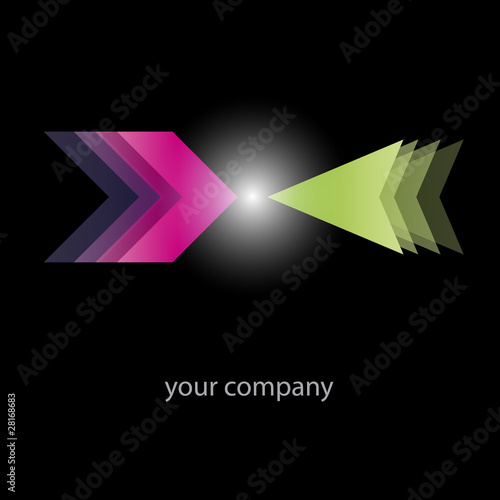 Logo input.  Synergy concept (vector)