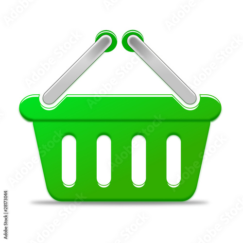 3d Icon Einkaufskorb
