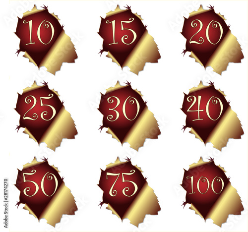 Jubilar Vectorset 7