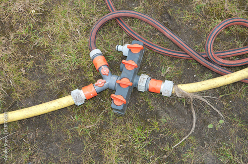 water hose connection