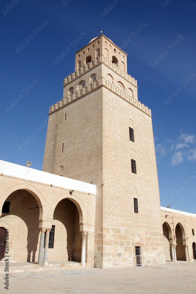 Fototapeta premium Mosque from Kairouan, Tunisia - UNESCO World Heritage Site