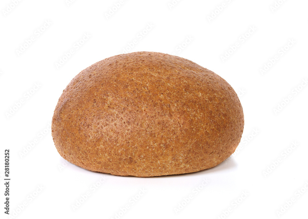 Loaf of bread isolated on white Loaf of bread isolated on white
