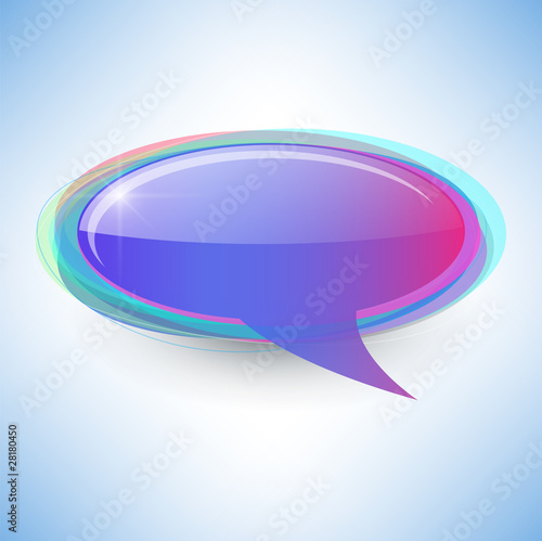 Speech bubble background