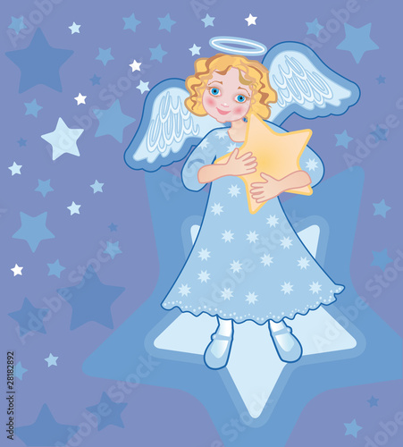 Angel with a star