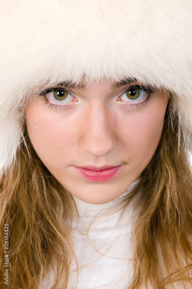 young beautiful winter girl young beautiful winter girl