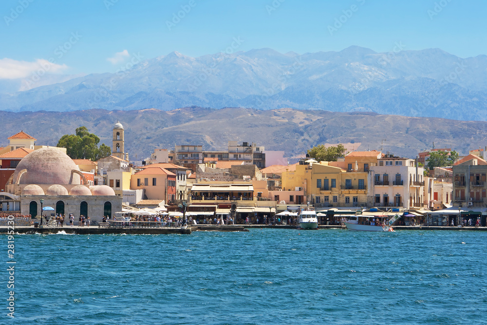 Chania harbour. Crete