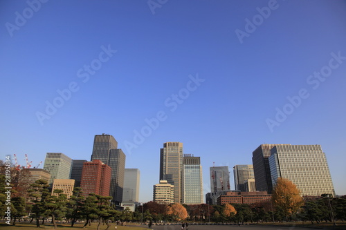 丸の内高層ビル遠景