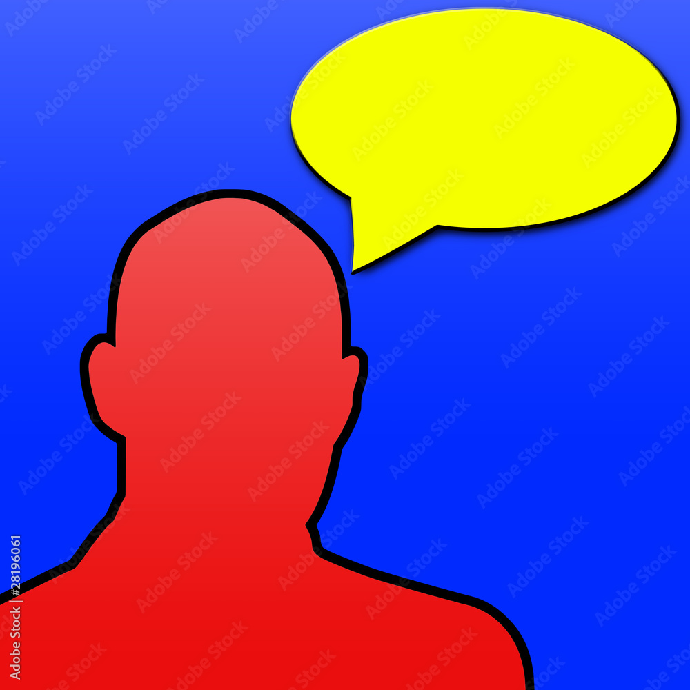 custom made wallpaper toronto digitalman with speech bubble