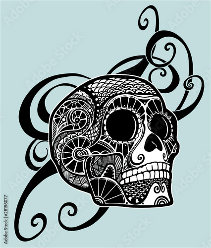 skull ornament