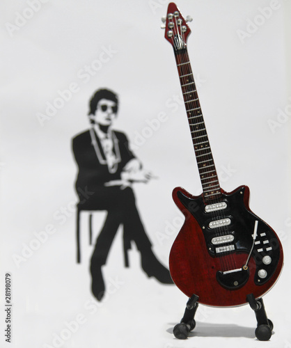 Print op canvas dylan and guitar
