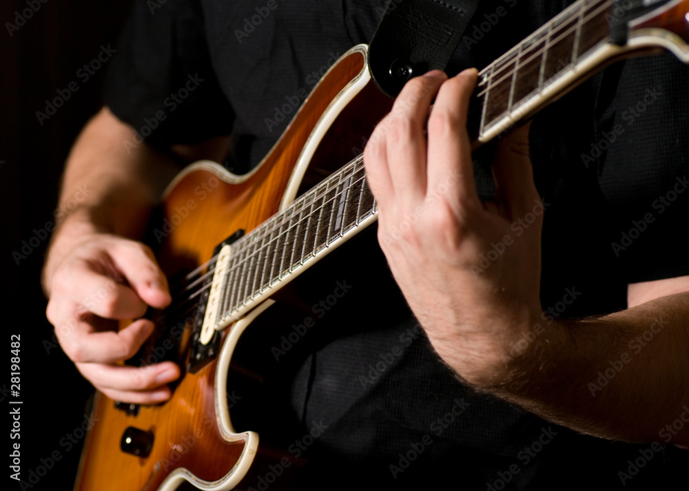 Fototapeta premium Guitar playing