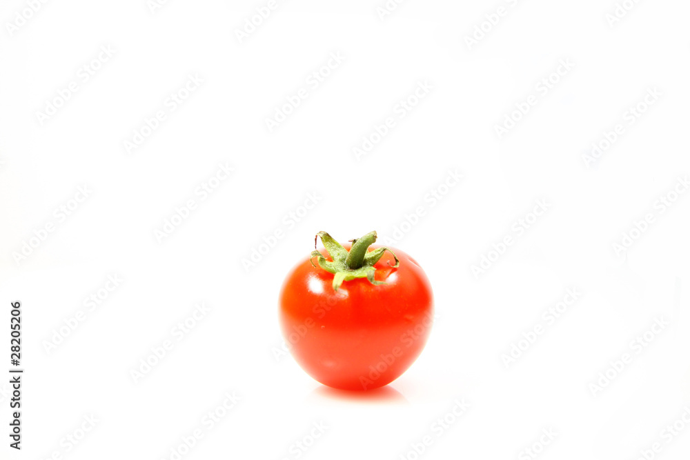 Small tomatoes isolated on white background Small tomatoes isolated on white background