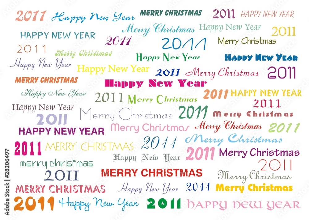 Fototapeta premium Christmas postcard