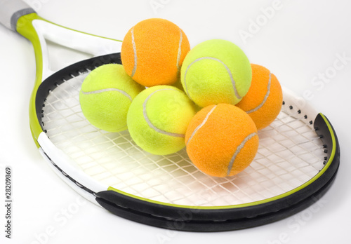 Tennis racket and ball © vlad_g