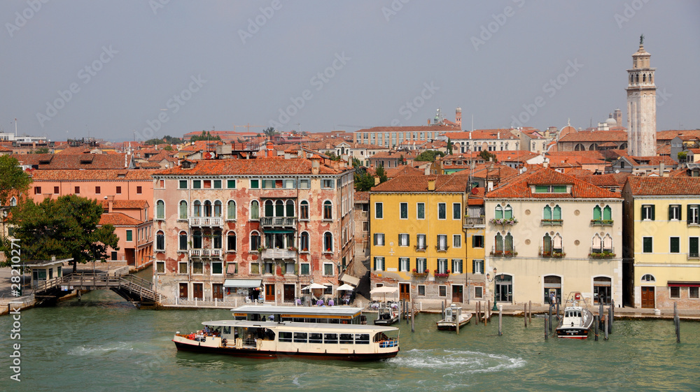 Historic Venice seen from the water