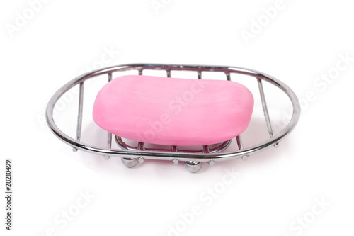soap on white background