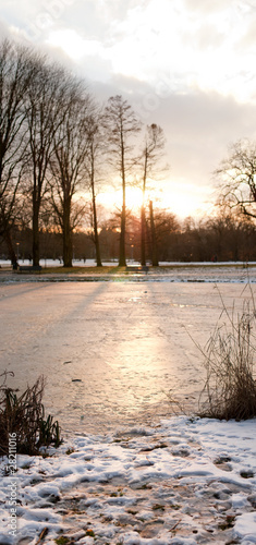 Vondelpark sunset