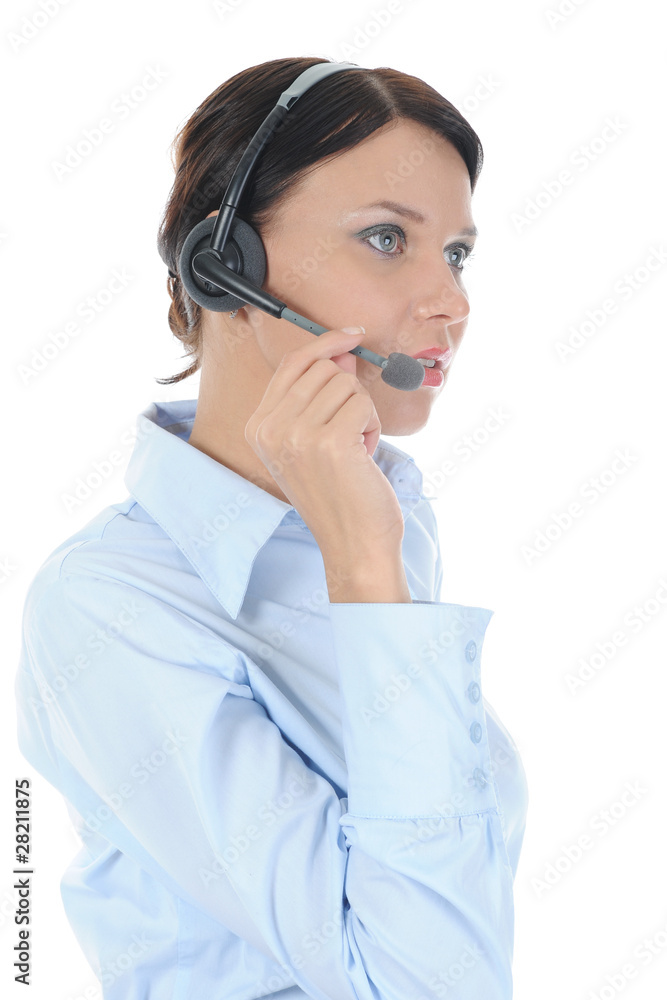 beautiful young woman in headphone beautiful young woman in headphone