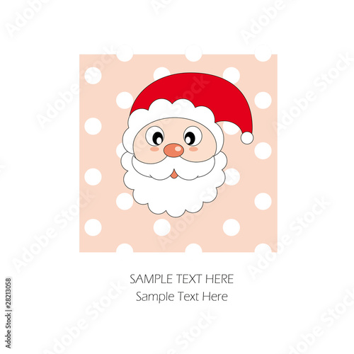 Tarjeta papa noel