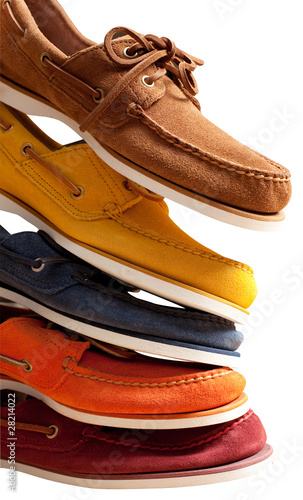 Different colors male shoes