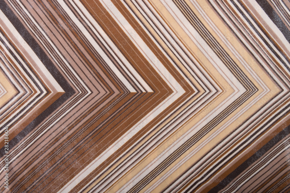 Striped silk fabric.