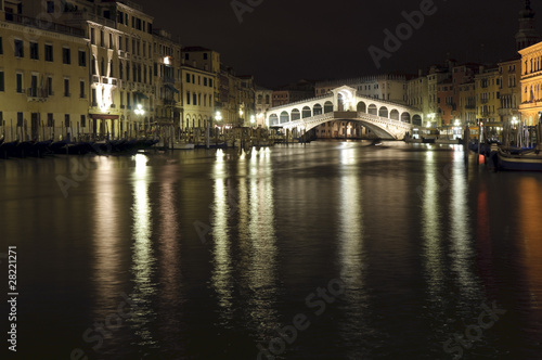 Venice  Canal Grande by night